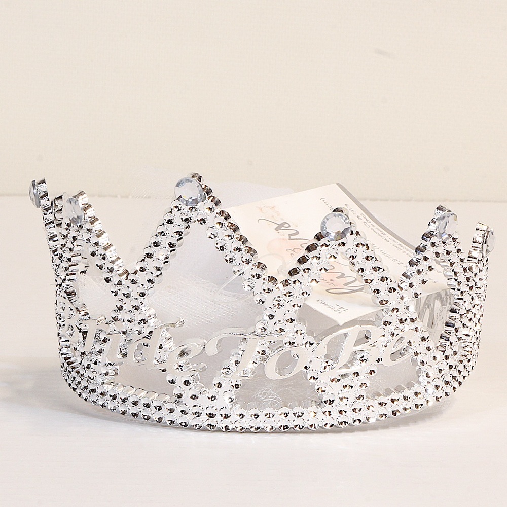 Studio His and Hers Faux Rhinestone Bride to Be Tiara NWT